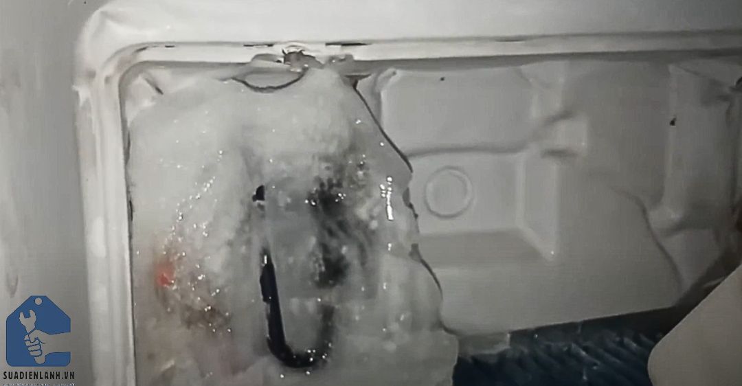 vị trí sò lạnh bị đóng tuyết