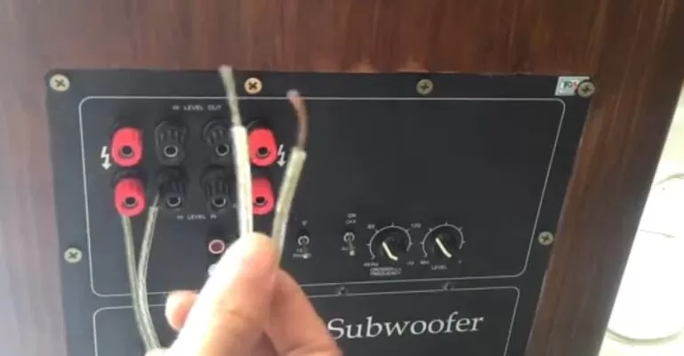 Hướng dẫn cách kết nối loa sub vào amply 2 kênh