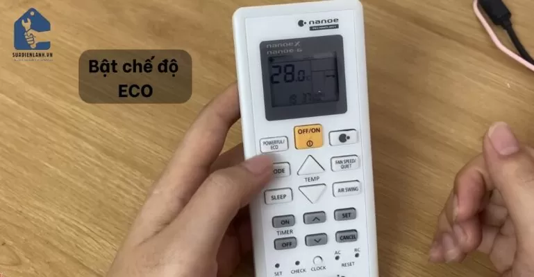 Cách bật chế độ eco trên điều hòa