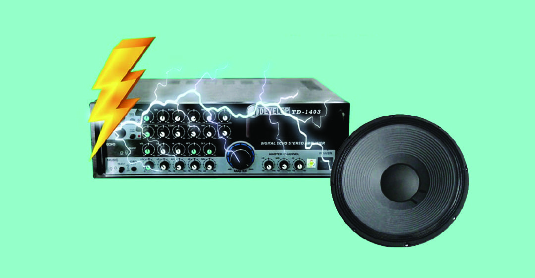 Hướng xử lý khi amply rò điện ra loa