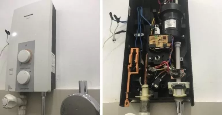 máy nước nóng không sáng đèn đỏ