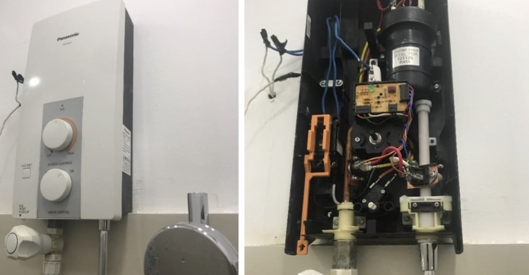 máy nước nóng không sáng đèn đỏ