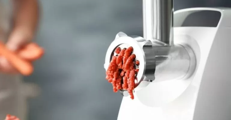 máy xay thịt bị cháy