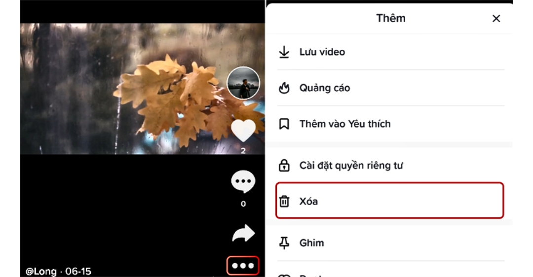 Xóa các video bị báo cáo về nội dung