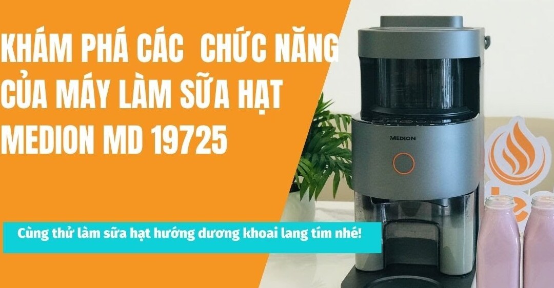 Máy làm sữa hạt Medion báo lỗi E08