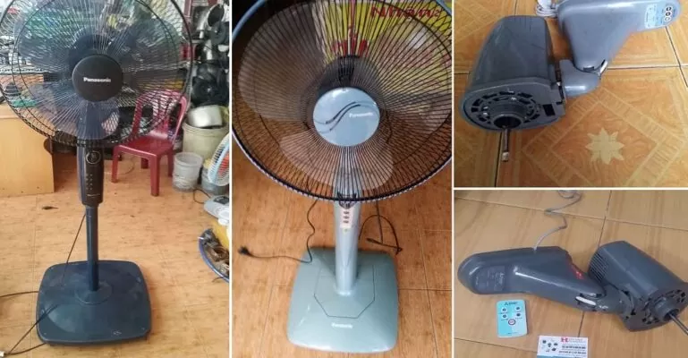 Quạt điện bị kẹt trục - Do quạt bị bụi bẩn bám