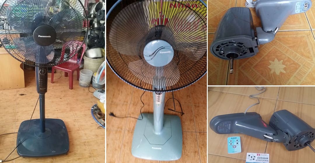 Quạt điện bị kẹt trục - Do quạt bị bụi bẩn bám