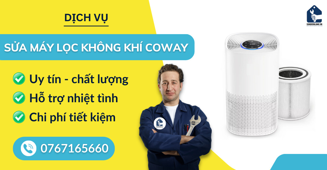 sửa máy lọc không khí Coway suadienlanh.vn