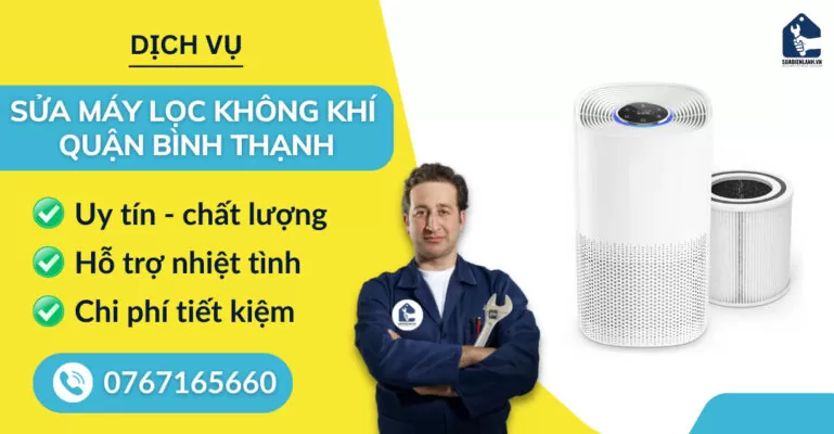 sửa máy lọc không khí quận Bình Thạnh suadienlanh.vn