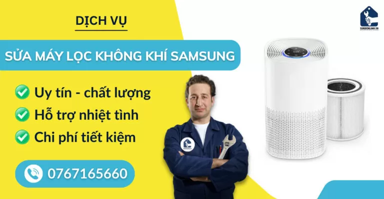 sửa máy lọc không khí Samsung suadienlanh.vn