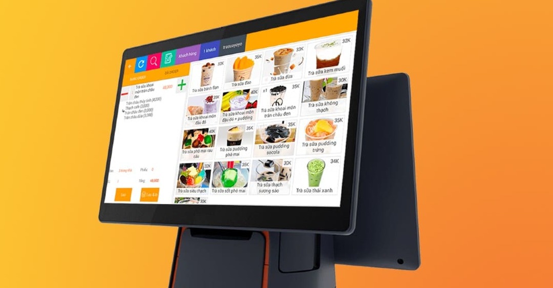 sửa máy pos 2 màn hình