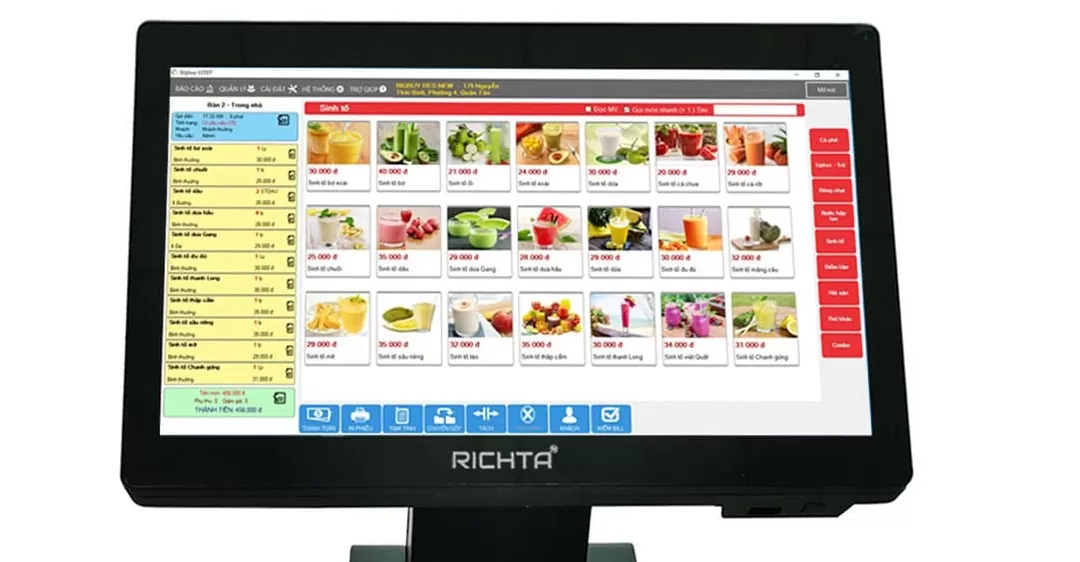 sửa máy pos Richta 