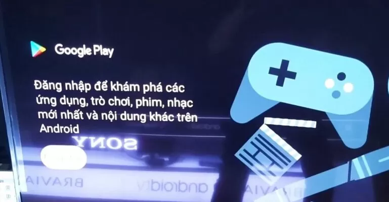 cách tải ứng dụng trên tivi Sony không có Google Play.