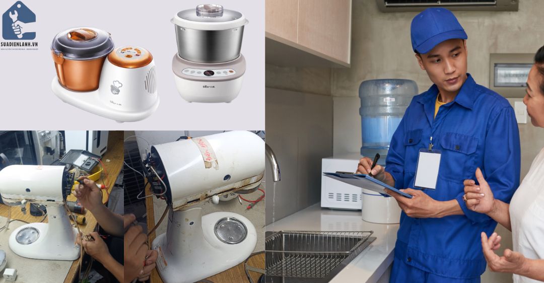 sửa chữa máy trộn bột bear