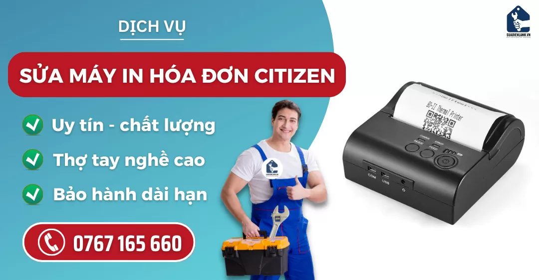 Sửa máy in hóa đơn Citizen suadienlanh.vn