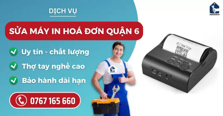 Sửa máy in hóa đơn quận 6 suadienlanh.vn
