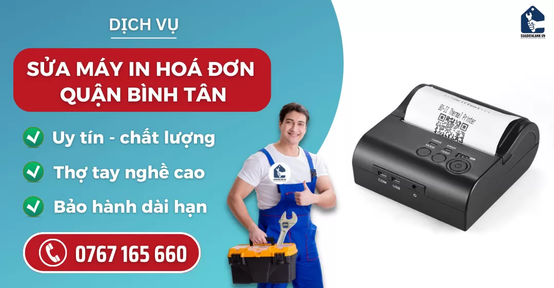 Sửa máy in hóa đơn quận Bình Tân suadienlanh.vn