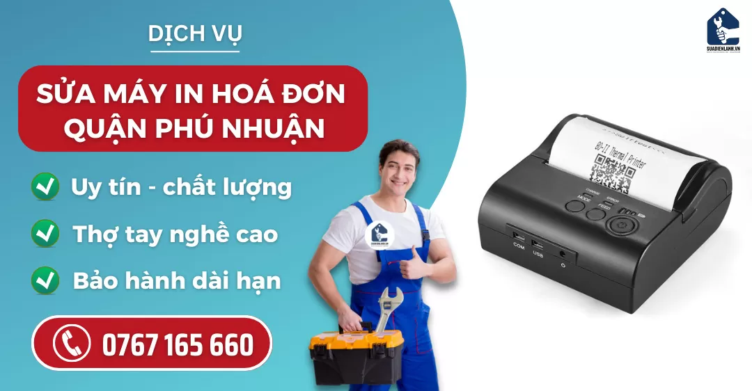 Sửa máy in hóa đơn quận Phú Nhuận suadienlanh.vn