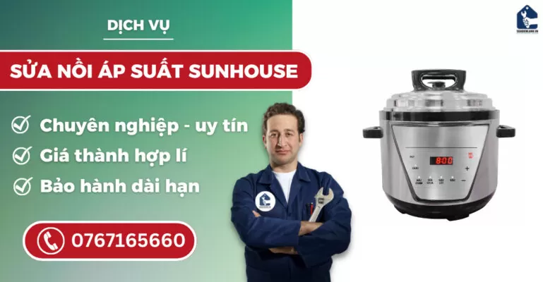 sửa nồi áp suất Sunhouse suadienlanh.vn