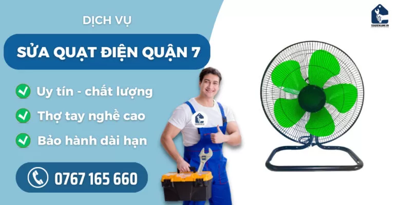 Sửa quạt điện quận 7 suadienlanh.vn