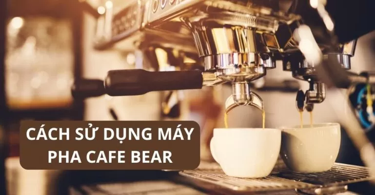 Cách sử dụng máy pha cafe Bear