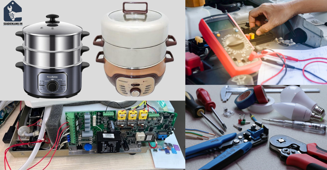 Sửa chữa nồi hấp điện inox tại nhà uy tín