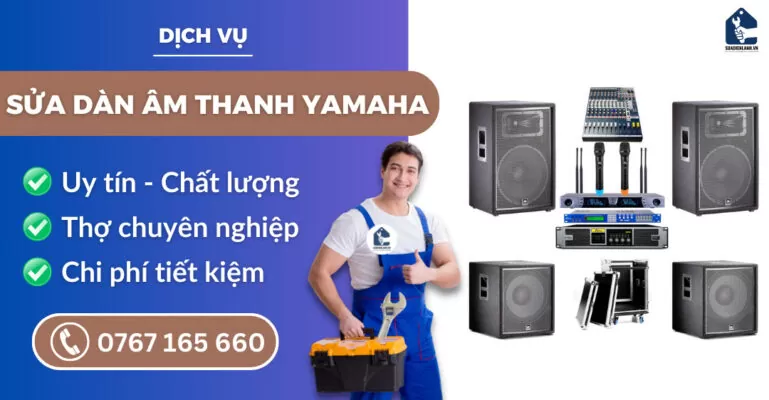 Sửa dàn âm thanh Yamaha suadienlanh.vn