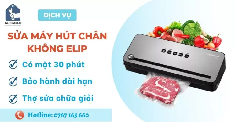Sửa máy hút chân không Elip