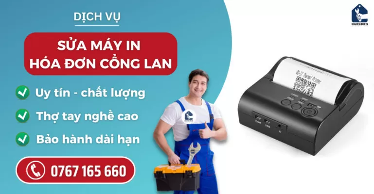 Sửa máy in hóa đơn cổng lan suadienlanh.vn