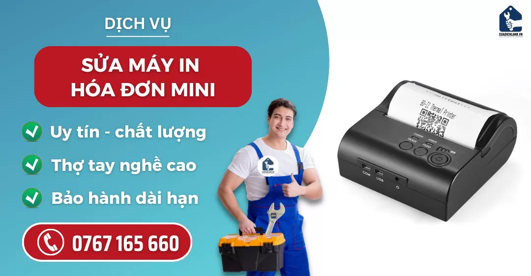 Sửa máy in hóa đơn mini suadienlanh.vn
