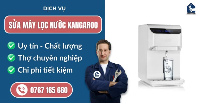 Sửa máy lọc nước Kangaroo suadienlanh.vn