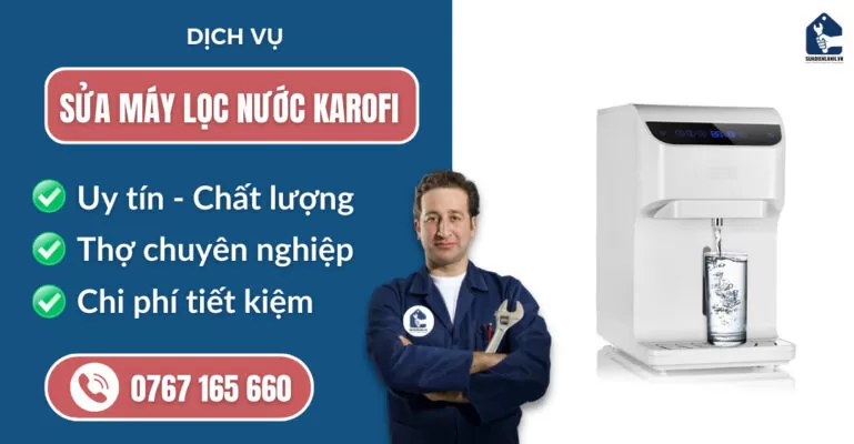 Sửa máy lọc nước Karofi suadienlanh.vn