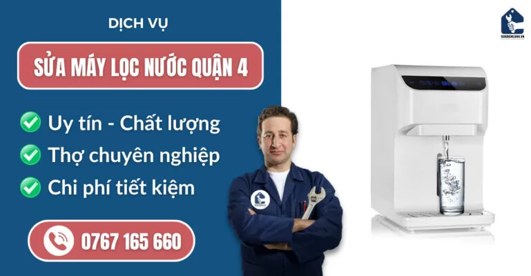 Sửa máy lọc nước quận 4 suadienlanh.vn