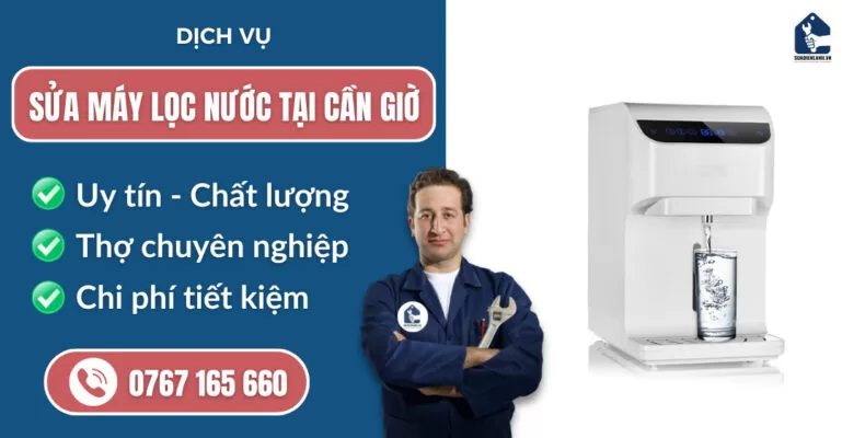 Sửa máy lọc nước tại Cần Giờ suadienlanh.vn