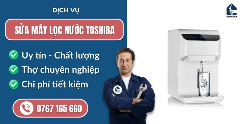 Sửa máy lọc nước Toshiba suadienlanh.vn