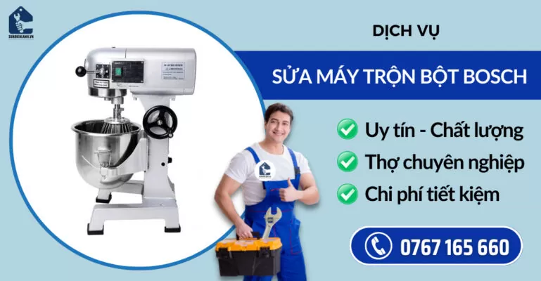 Sửa máy trộn bột Bosch suadienlanh.vn