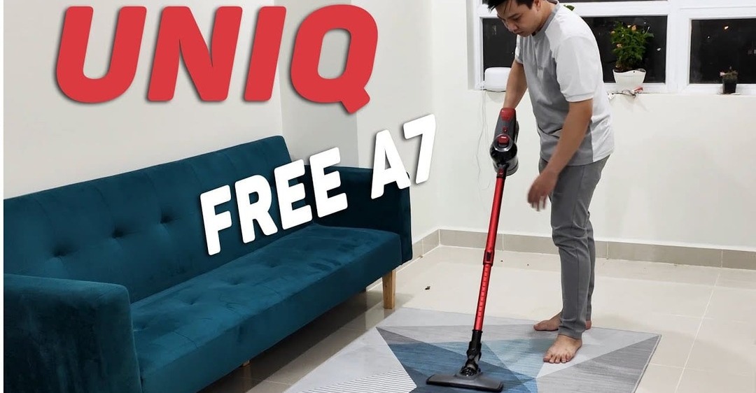 Review máy hút bụi không dây UNIQ free A7