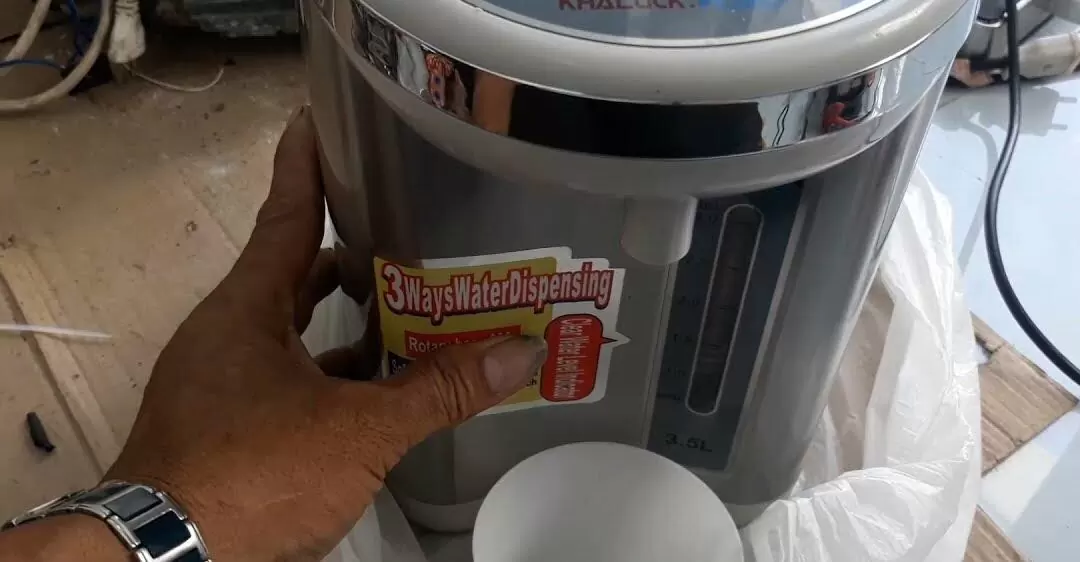 bình thủy điện không bơm được nước