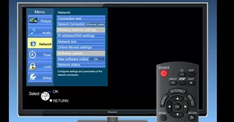 cách kết nối wifi cho tivi panasonic đời cũ