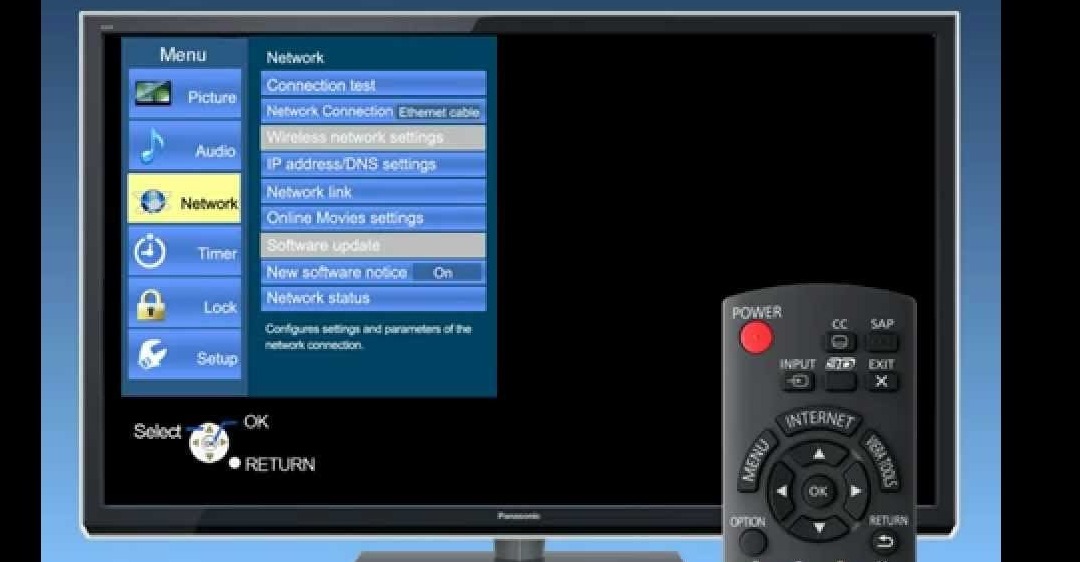 cách kết nối wifi cho tivi panasonic đời cũ