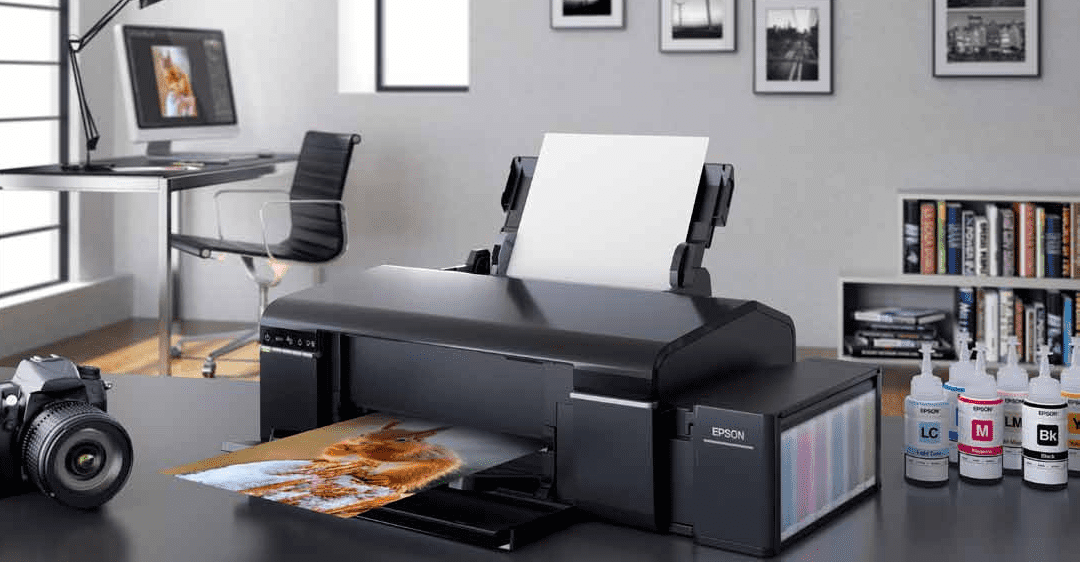 cách khắc phục máy in epson l805 in không đúng màu