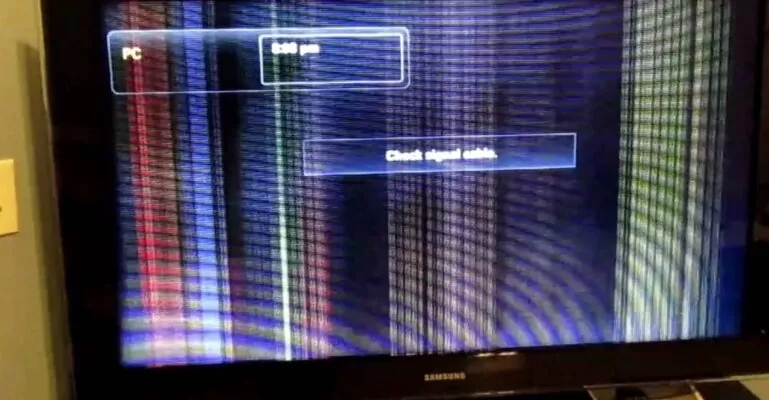 Cách khắc phục tivi Samsung bị sọc dọc màn hình