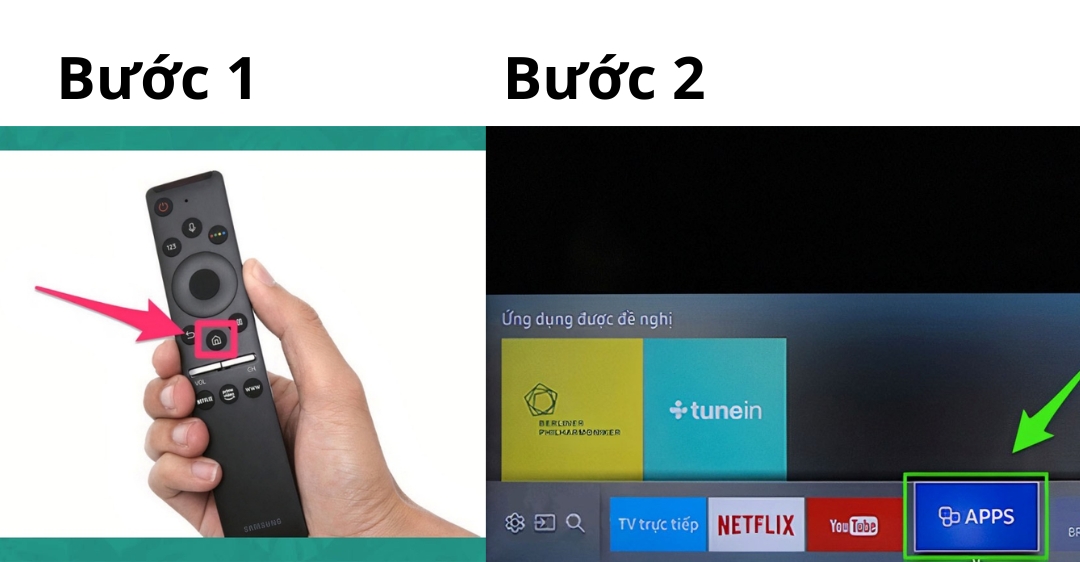 Cách sử dụng ứng dụng VTV Go xem phim bộ trên tivi Samsung