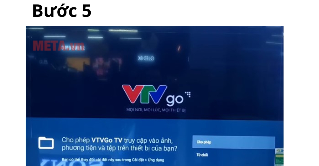 cách tải VTV Go cho tivi Sony
