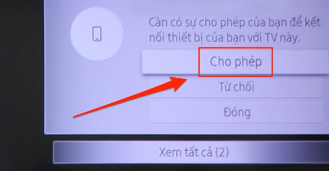 chiếu màn hình điện thoại lên tivi samsung 2018