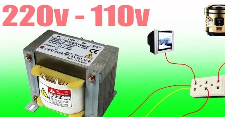 đồ điện 110v cắm vào 220v có sao không