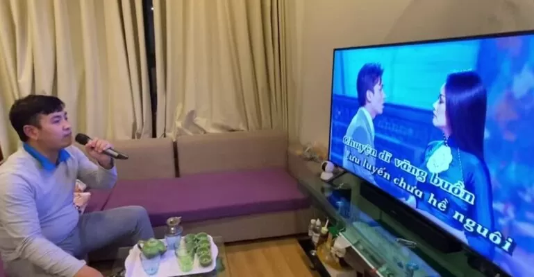 hát karaoke trên tivi không cần amply