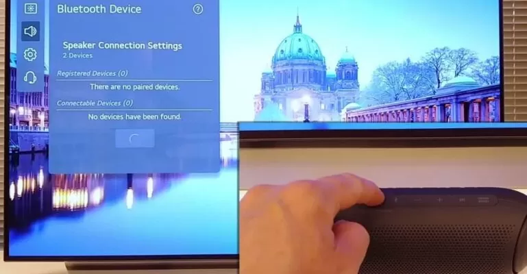 kết nối loa bluetooth với tivi lg
