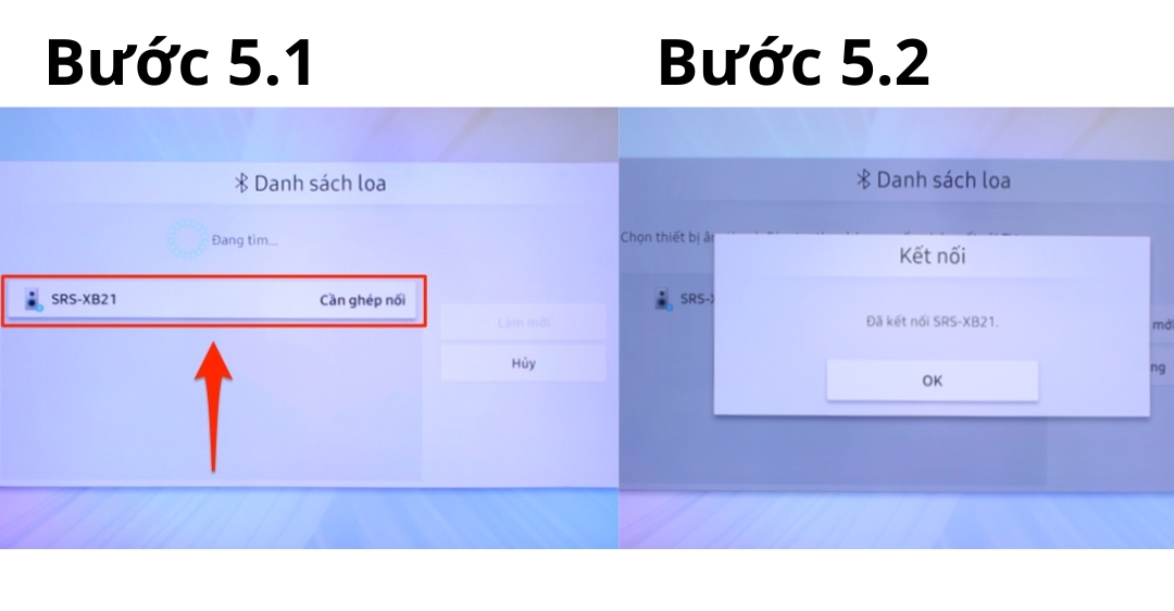 kết nối loa bluetooth với Tivi Samsung