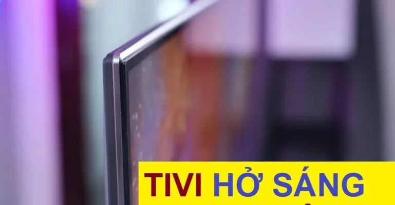 màn hình tivi bị hở sáng